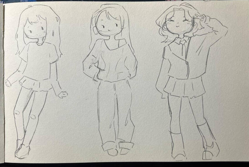 Gesture and line study, 2024